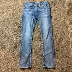 BKE Buckle Alec Straight Leg Jeans Mens Size 30R Blue washed